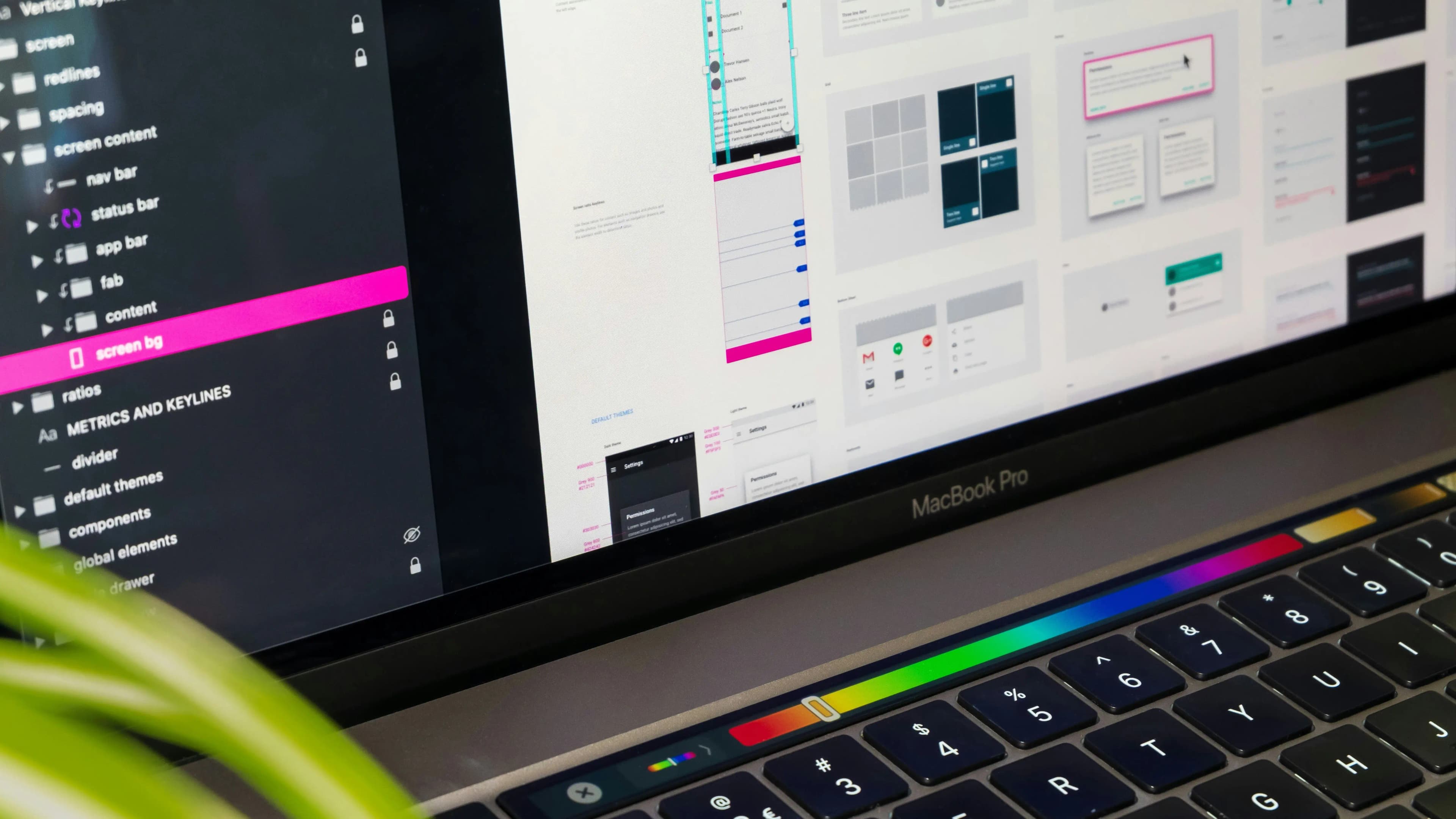 Wireframe d’un site internet affiché sur un ordinateur portable